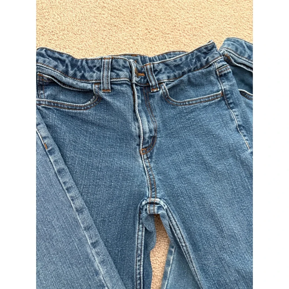 Bundle of 4 - Carhartt Kid Jeans Size 12 Denim Bootcut Adjustable Waist BD8374-B